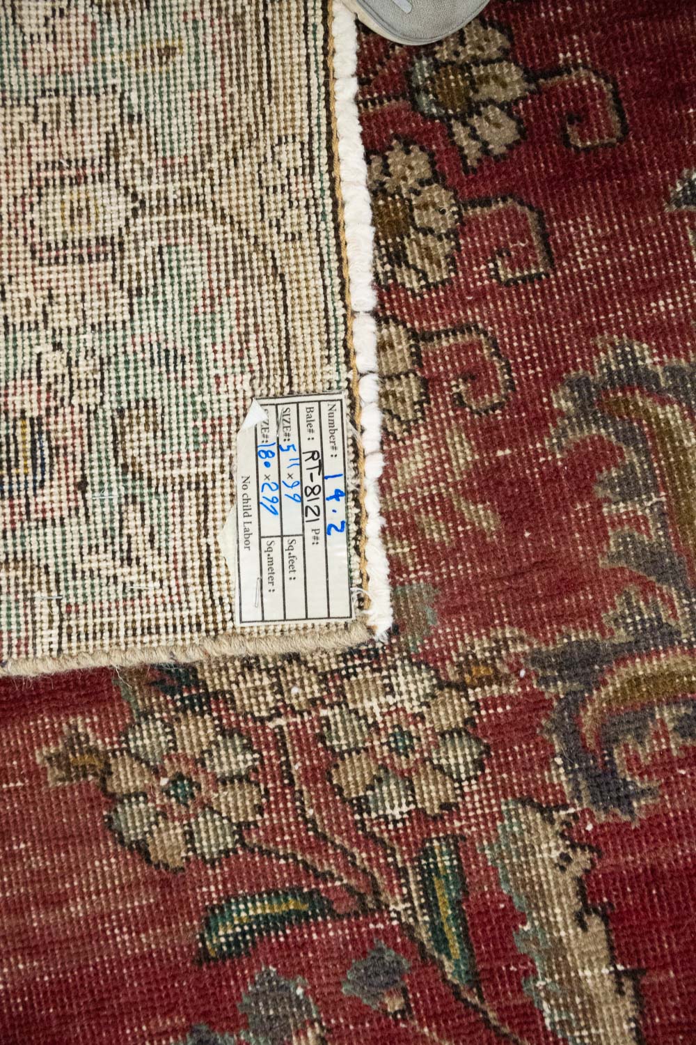 6'0 X 9'9 Hand Knotted Muted Traditional Distressed Persian Rug - Image 18