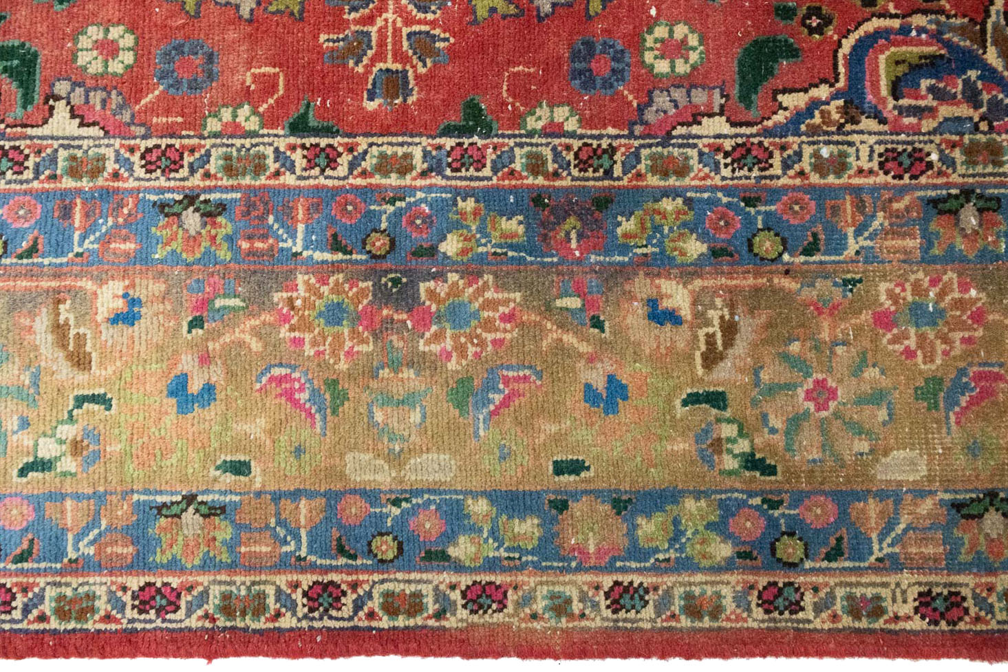 6'5 X 9'8 Hand Knotted Traditional Distressed Persian Rug - Image 12