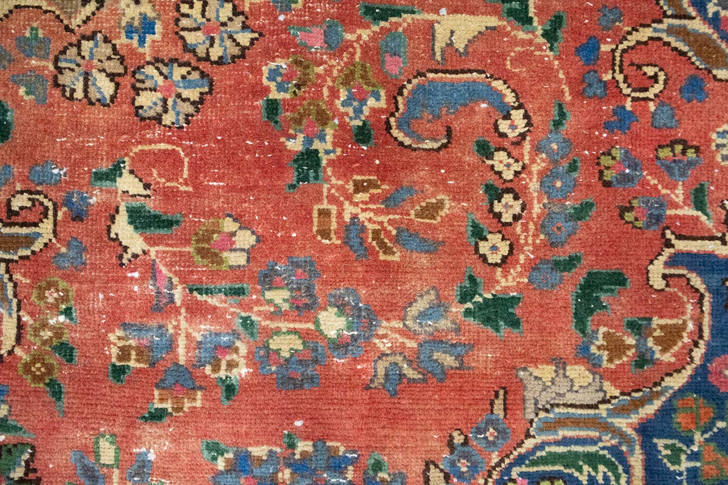 6'5 X 9'8 Hand Knotted Traditional Distressed Persian Rug - Image 13
