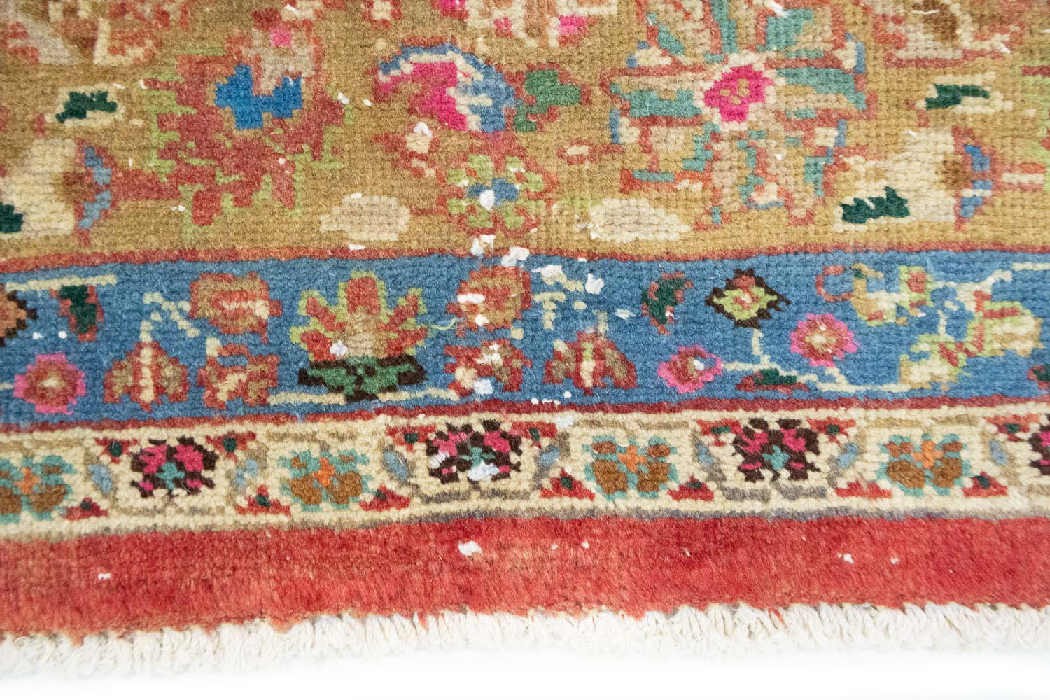 6'5 X 9'8 Hand Knotted Traditional Distressed Persian Rug - Image 14