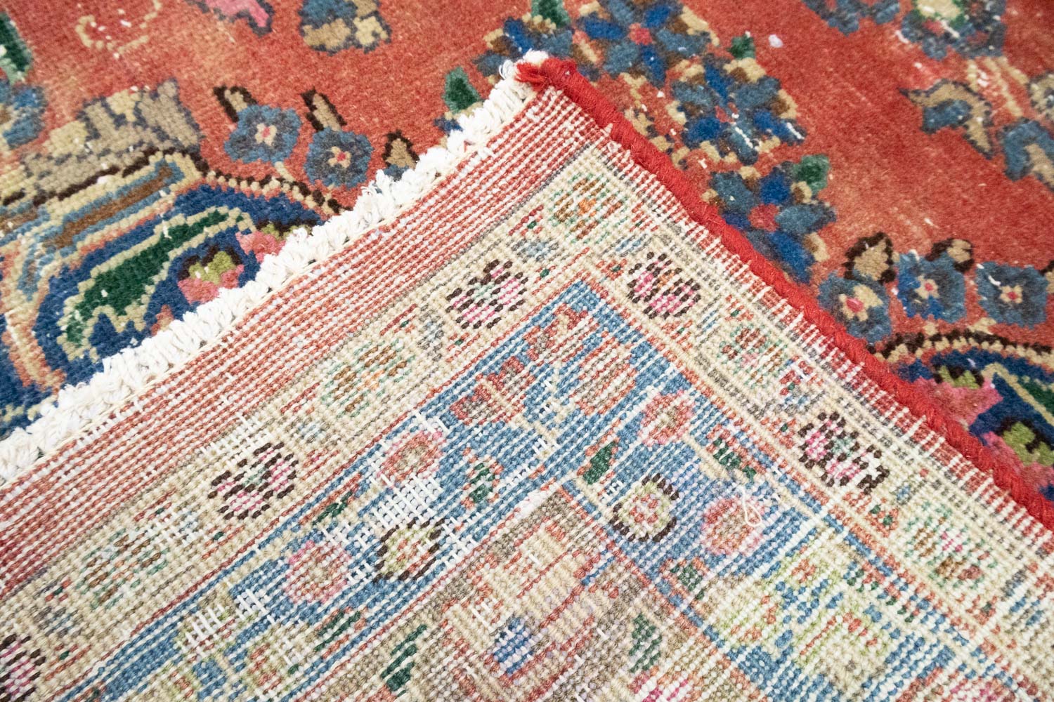 6'5 X 9'8 Hand Knotted Traditional Distressed Persian Rug - Image 16