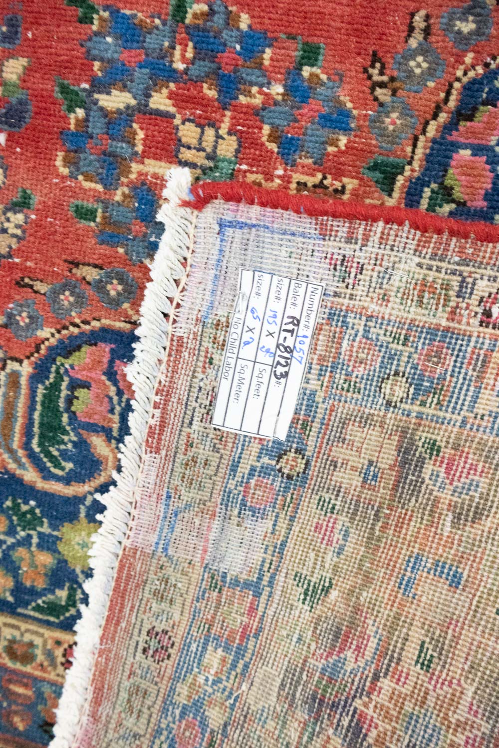 6'5 X 9'8 Hand Knotted Traditional Distressed Persian Rug - Image 17