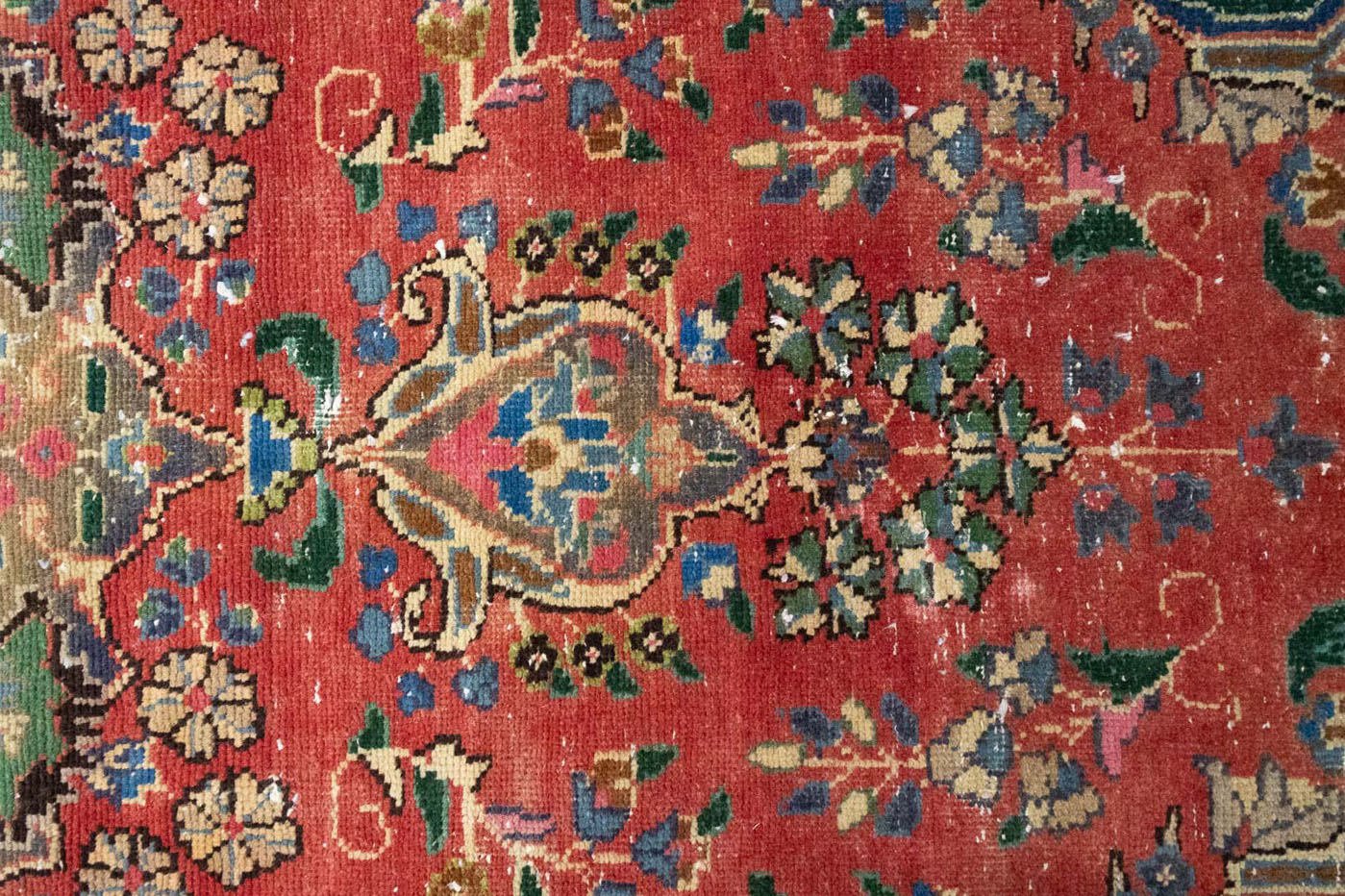 6'5 X 9'8 Hand Knotted Traditional Distressed Persian Rug - Image 10
