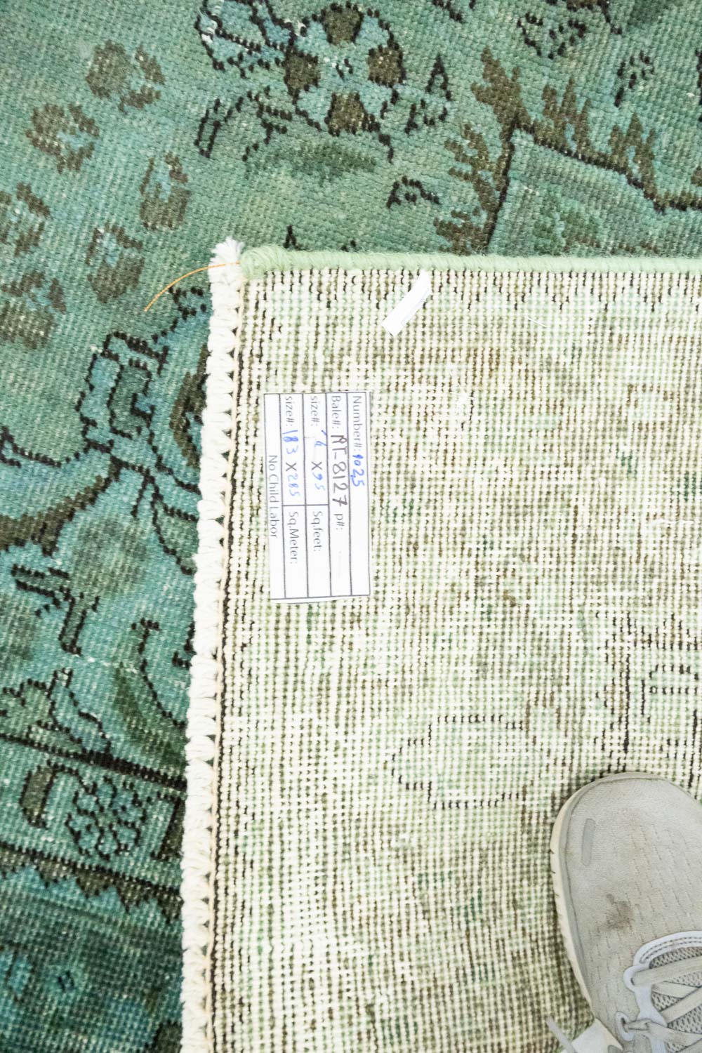 6'0 x 9'6 Hand Knotted Floral Traditional Wool Oriental Area Rug - Image 16
