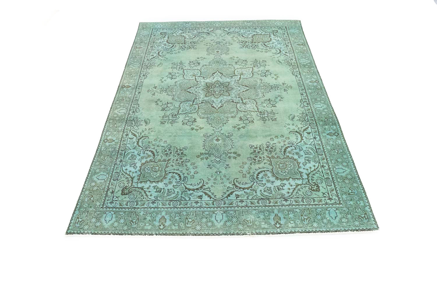 6'0 x 9'6 Hand Knotted Floral Traditional Wool Oriental Area Rug - Image 4