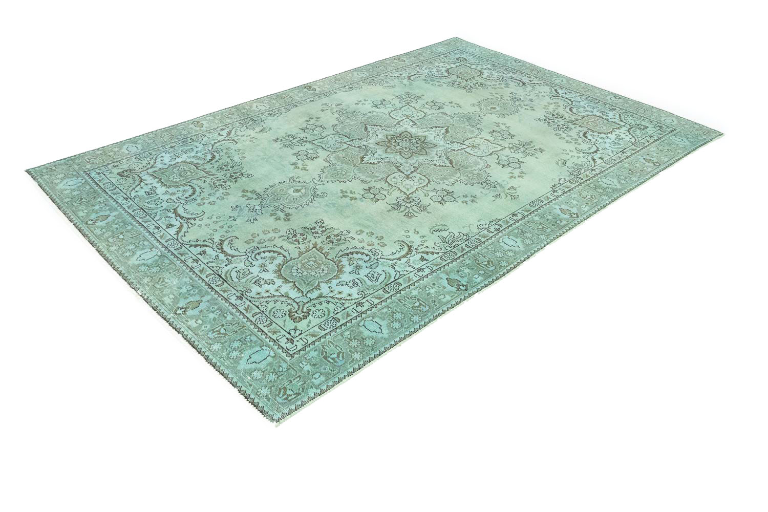 6'0 x 9'6 Hand Knotted Floral Traditional Wool Oriental Area Rug - Image 5