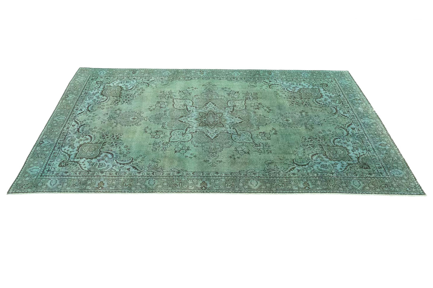 6'0 x 9'6 Hand Knotted Floral Traditional Wool Oriental Area Rug - Image 7