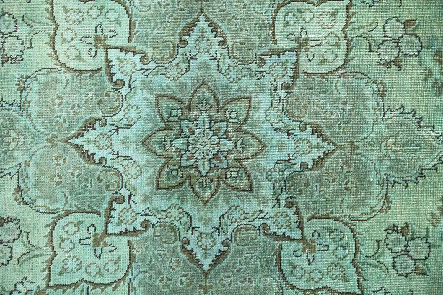 6'0 x 9'6 Hand Knotted Floral Traditional Wool Oriental Area Rug - Image 9