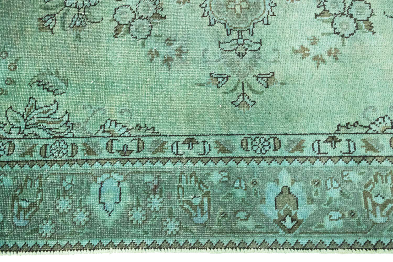 6'0 x 9'6 Hand Knotted Floral Traditional Wool Oriental Area Rug - Image 10