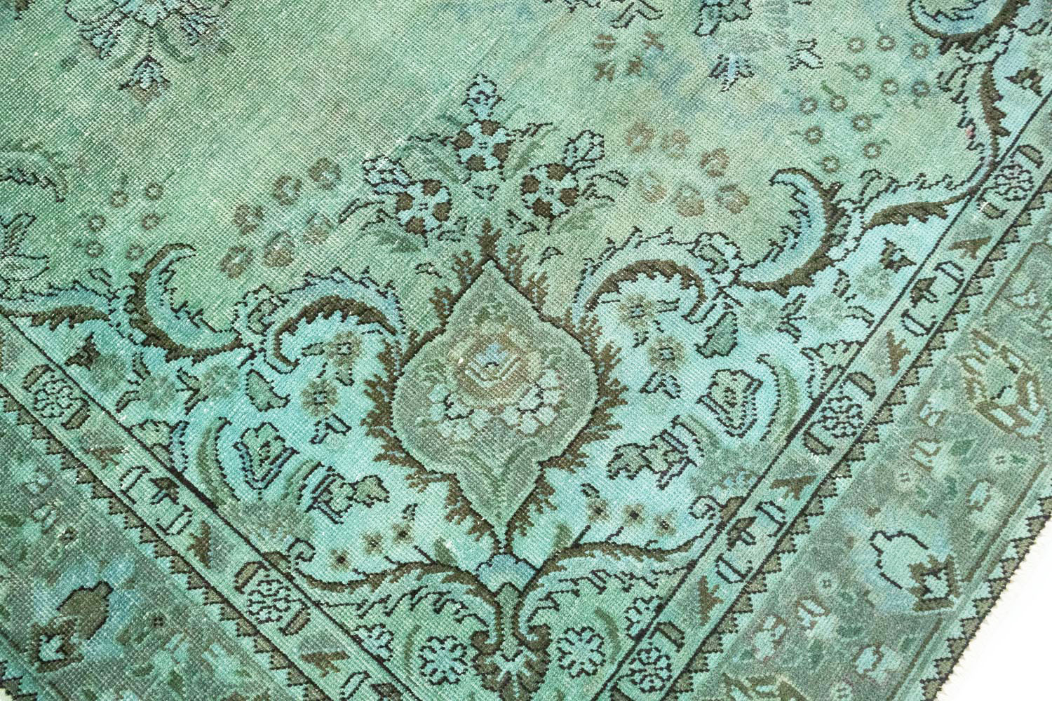 6'0 x 9'6 Hand Knotted Floral Traditional Wool Oriental Area Rug - Image 11