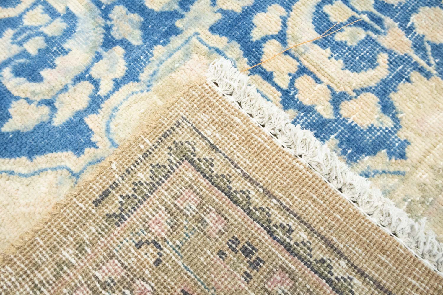 6'4x9'2 Hand Knotted Floral Traditional Wool Oriental Rug - Image 16