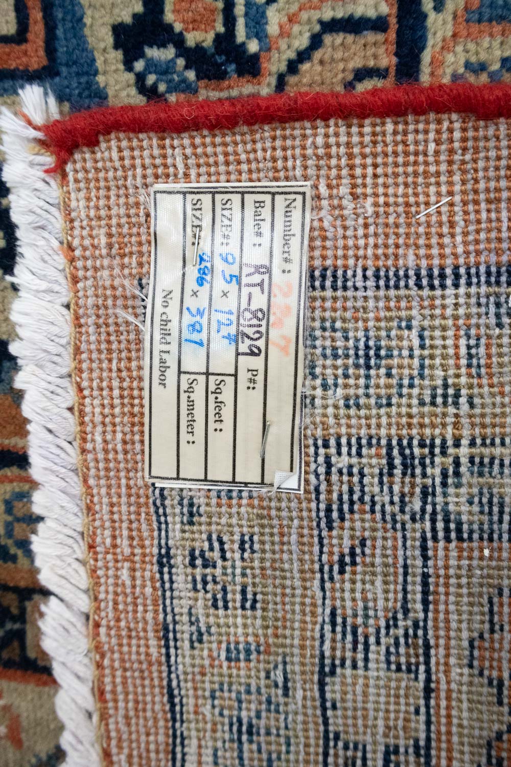 9'6x12'8 Hand Knotted Floral Traditional Wool Oriental Rug - Image 17