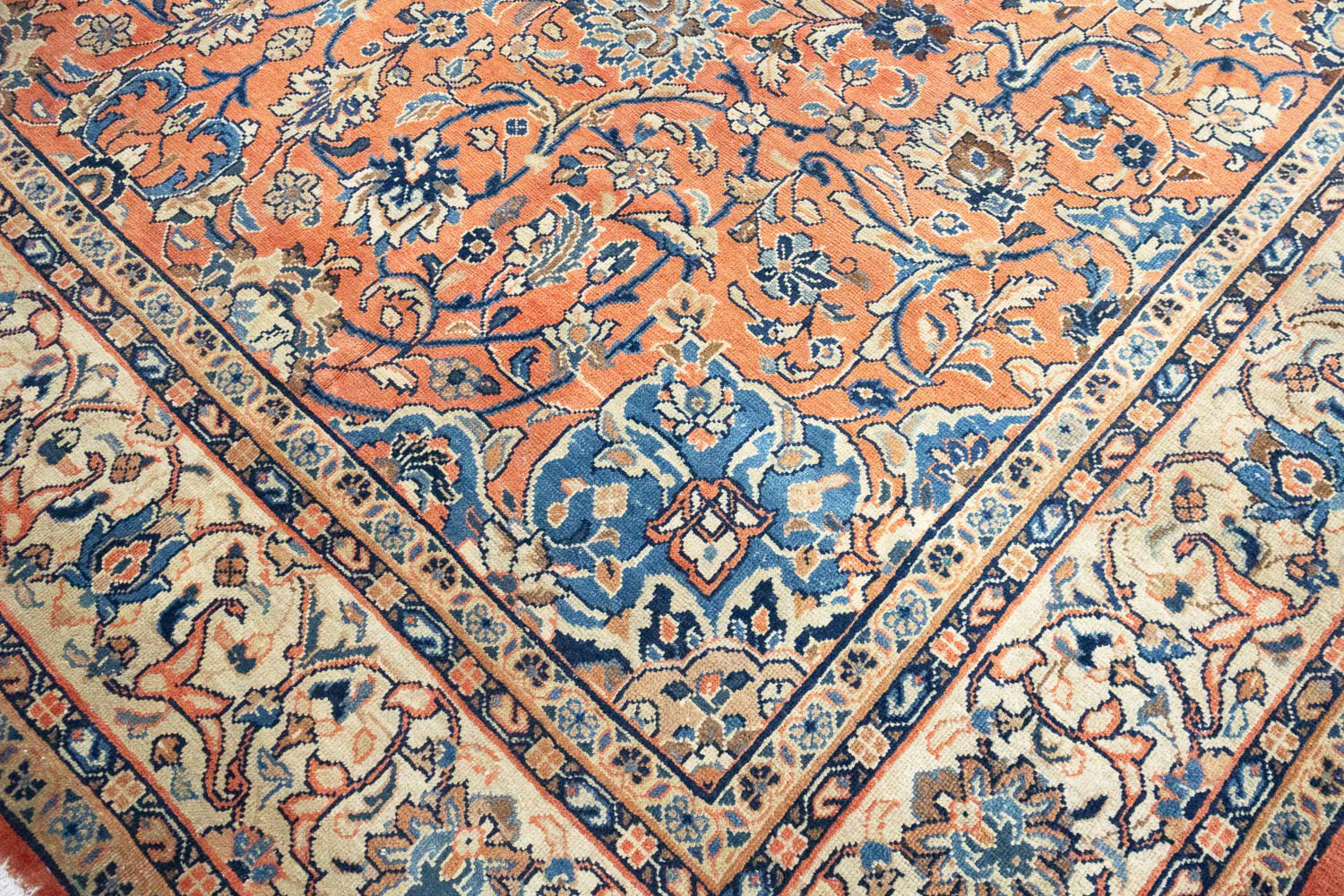 9'6x12'8 Hand Knotted Floral Traditional Wool Oriental Rug - Image 8