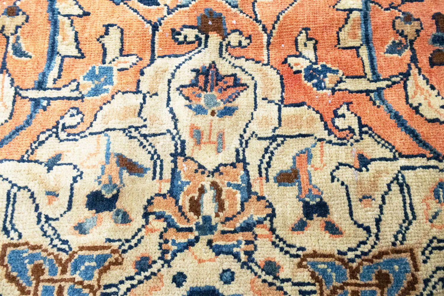 9'6x12'8 Hand Knotted Floral Traditional Wool Oriental Rug - Image 11