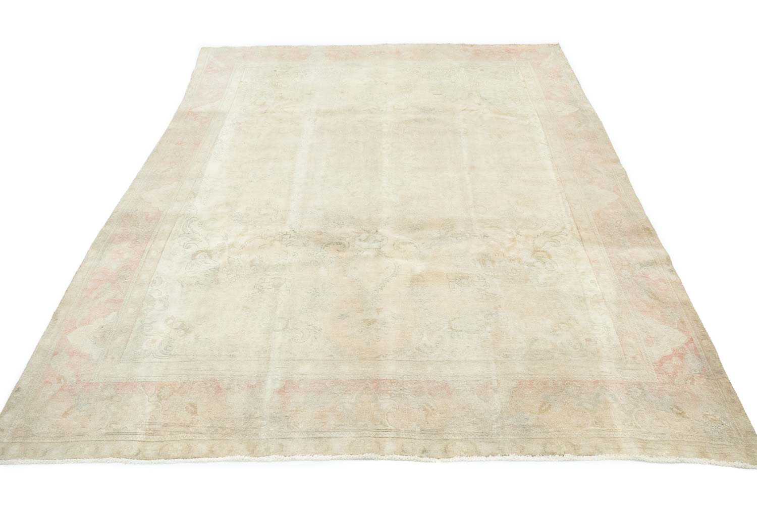 9'7x12'7 Hand Knotted Floral Traditional Wool Oriental Rug - Image 4