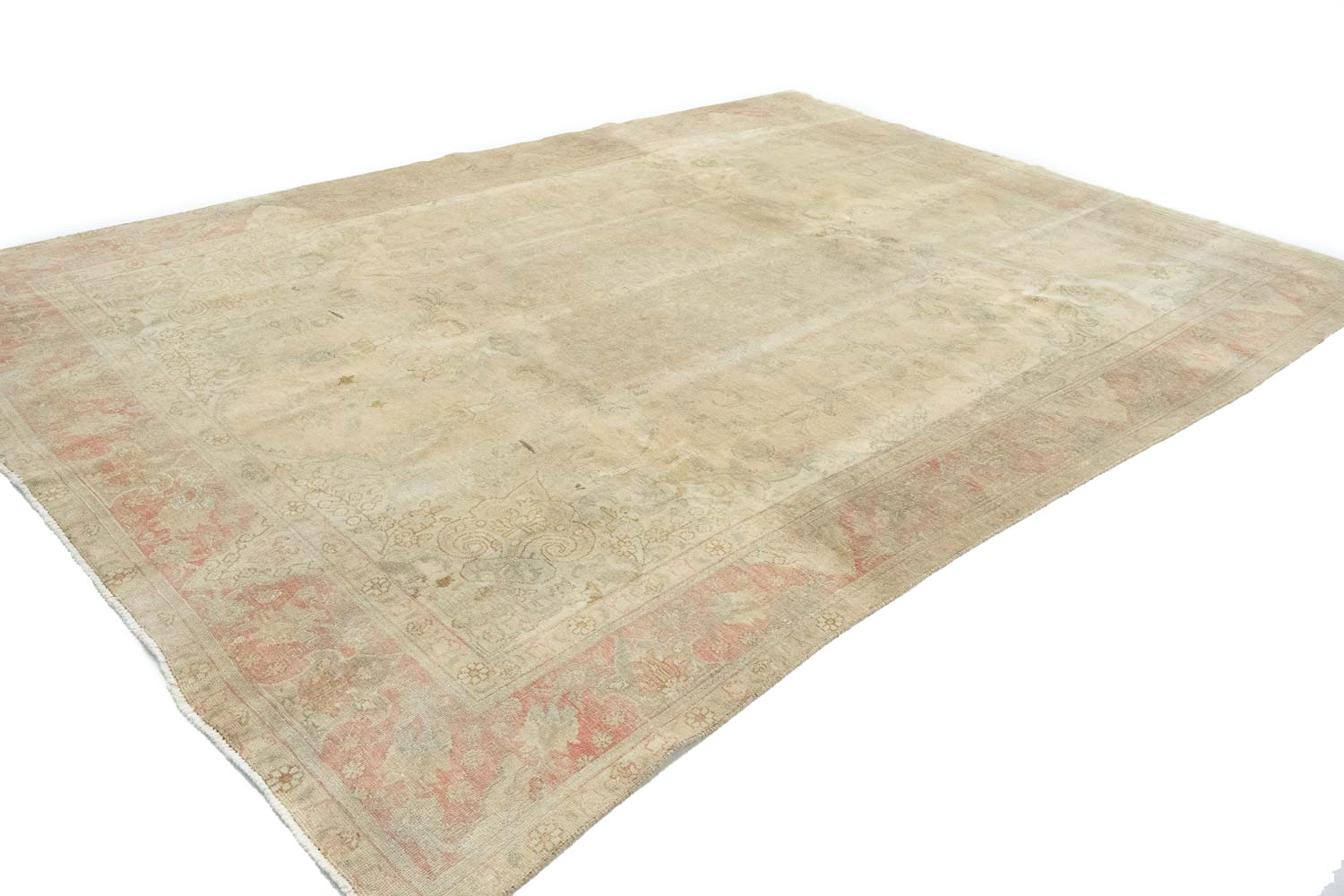 9'7x12'7 Hand Knotted Floral Traditional Wool Oriental Rug - Image 6