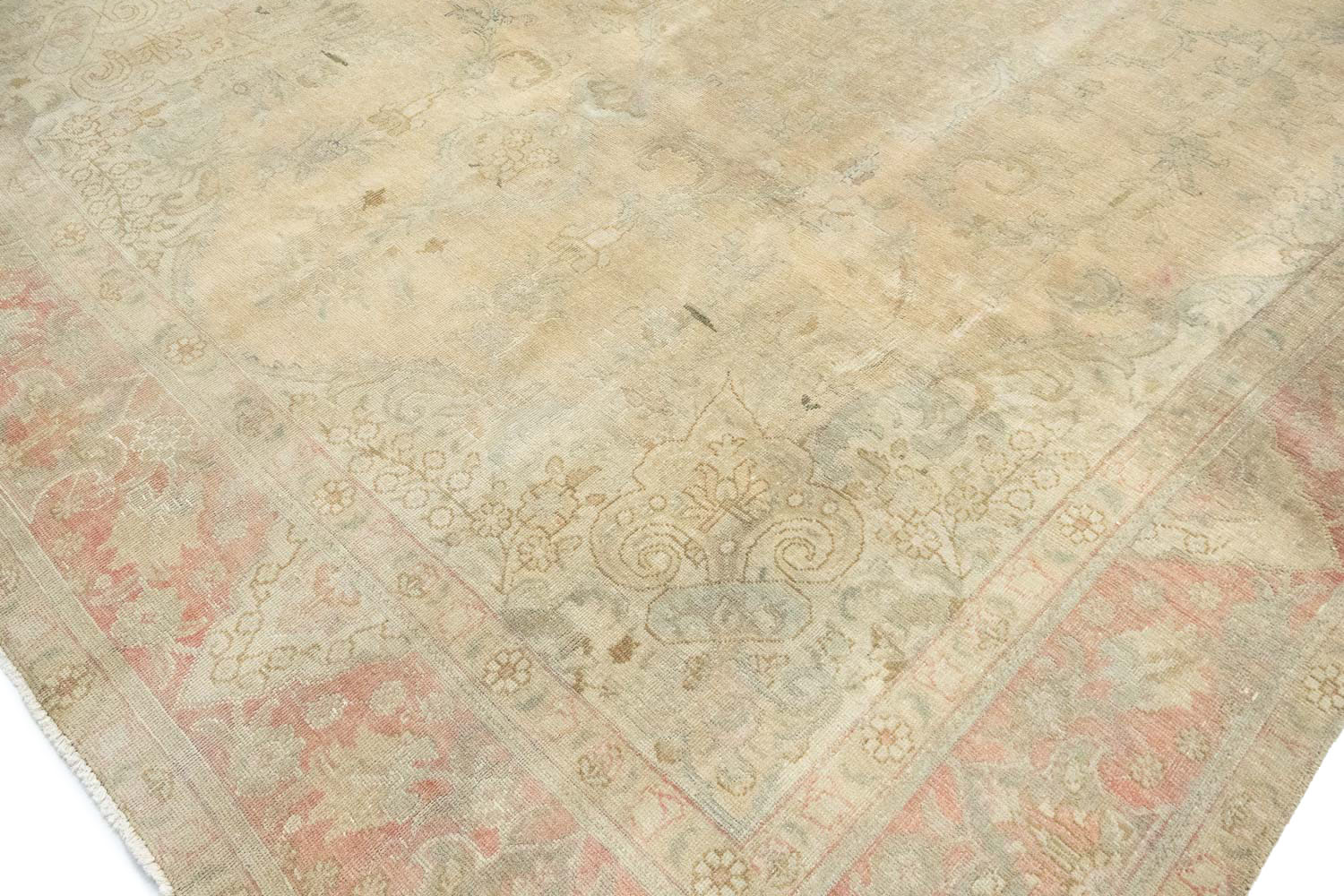 9'7x12'7 Hand Knotted Floral Traditional Wool Oriental Rug - Image 9