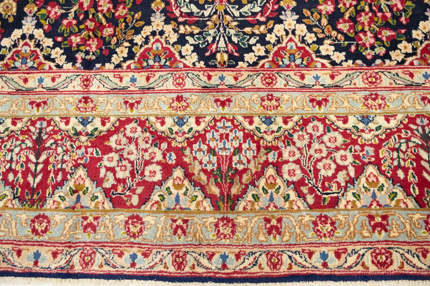9'5x12'8 Hand Knotted Floral Traditional Wool Oriental Rug - Image 13