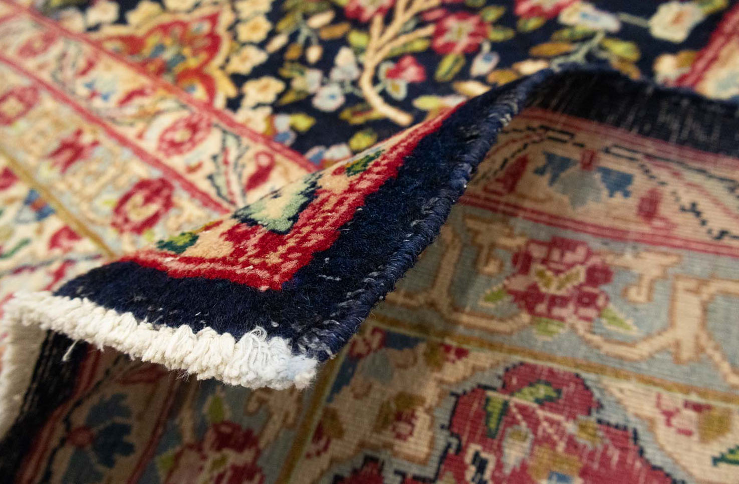 9'5x12'8 Hand Knotted Floral Traditional Wool Oriental Rug - Image 15