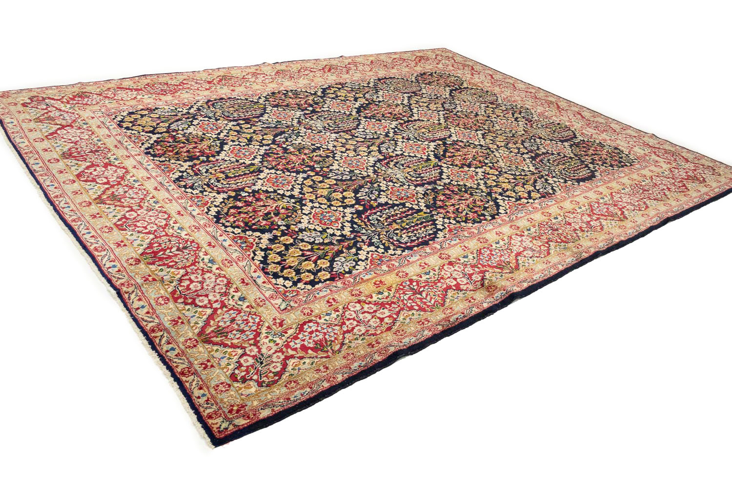 9'5x12'8 Hand Knotted Floral Traditional Wool Oriental Rug - Image 5