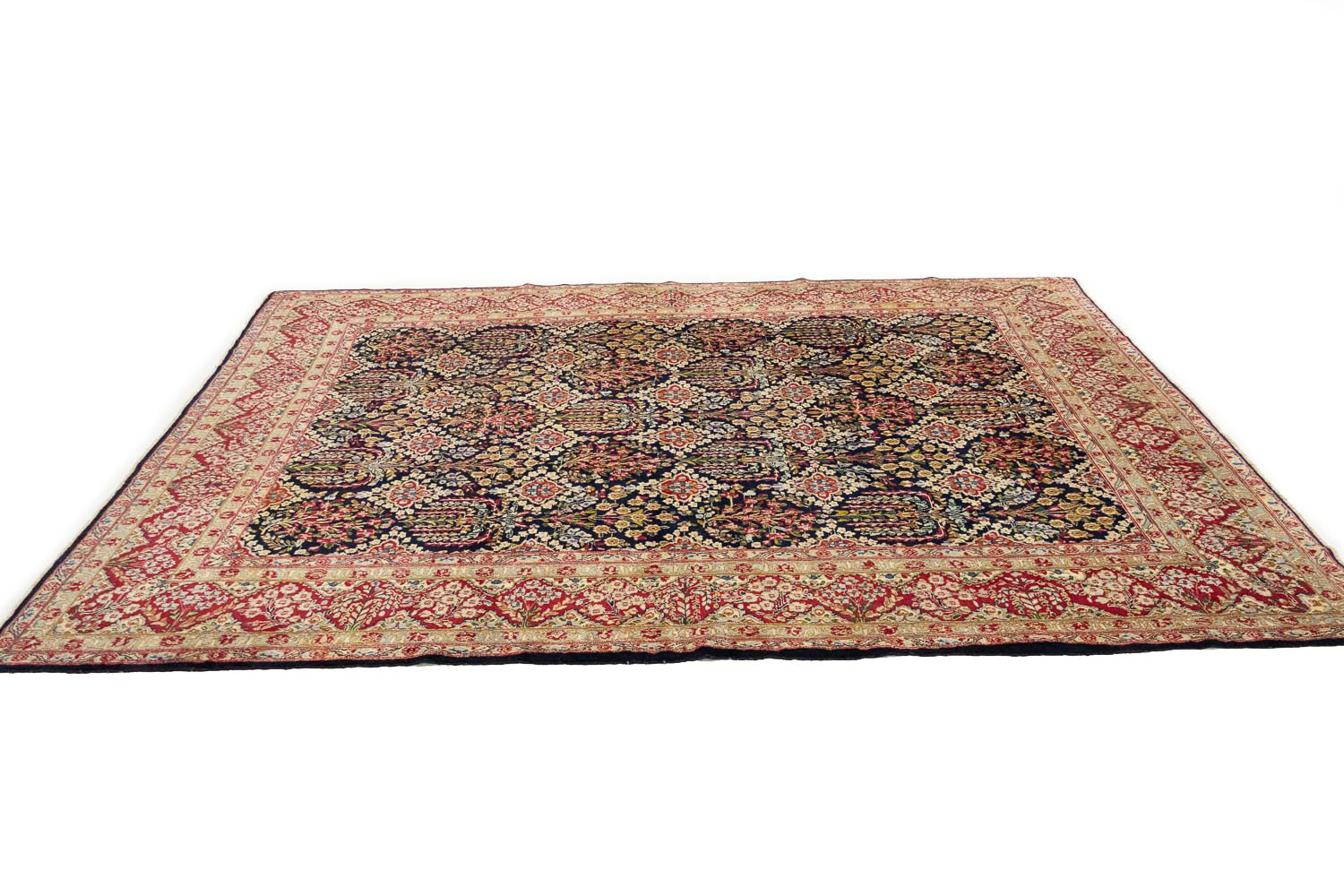 9'5x12'8 Hand Knotted Floral Traditional Wool Oriental Rug - Image 7