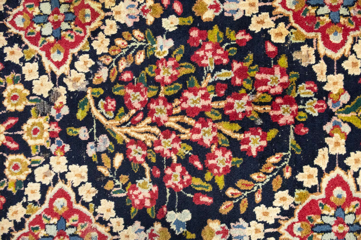 9'5x12'8 Hand Knotted Floral Traditional Wool Oriental Rug - Image 9