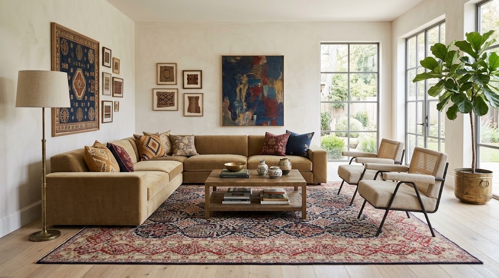 9'5x12'8 Hand Knotted Floral Traditional Wool Oriental Rug - Image 2