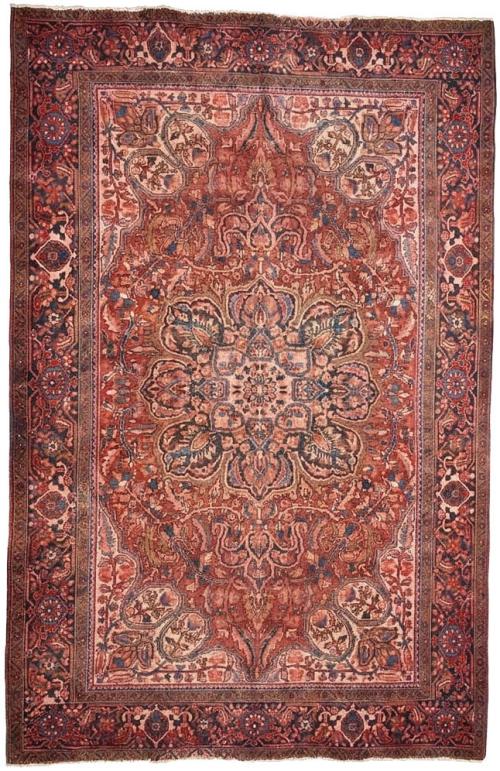 9'8x12'10 Hand Knotted Floral Traditional Wool Oriental Rug