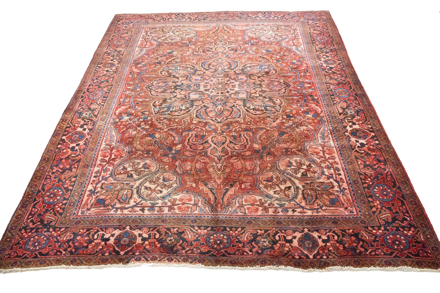 9'8x12'10 Hand Knotted Floral Traditional Wool Oriental Rug - Image 3