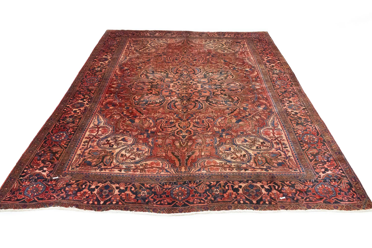 9'8x12'10 Hand Knotted Floral Traditional Wool Oriental Rug - Image 4