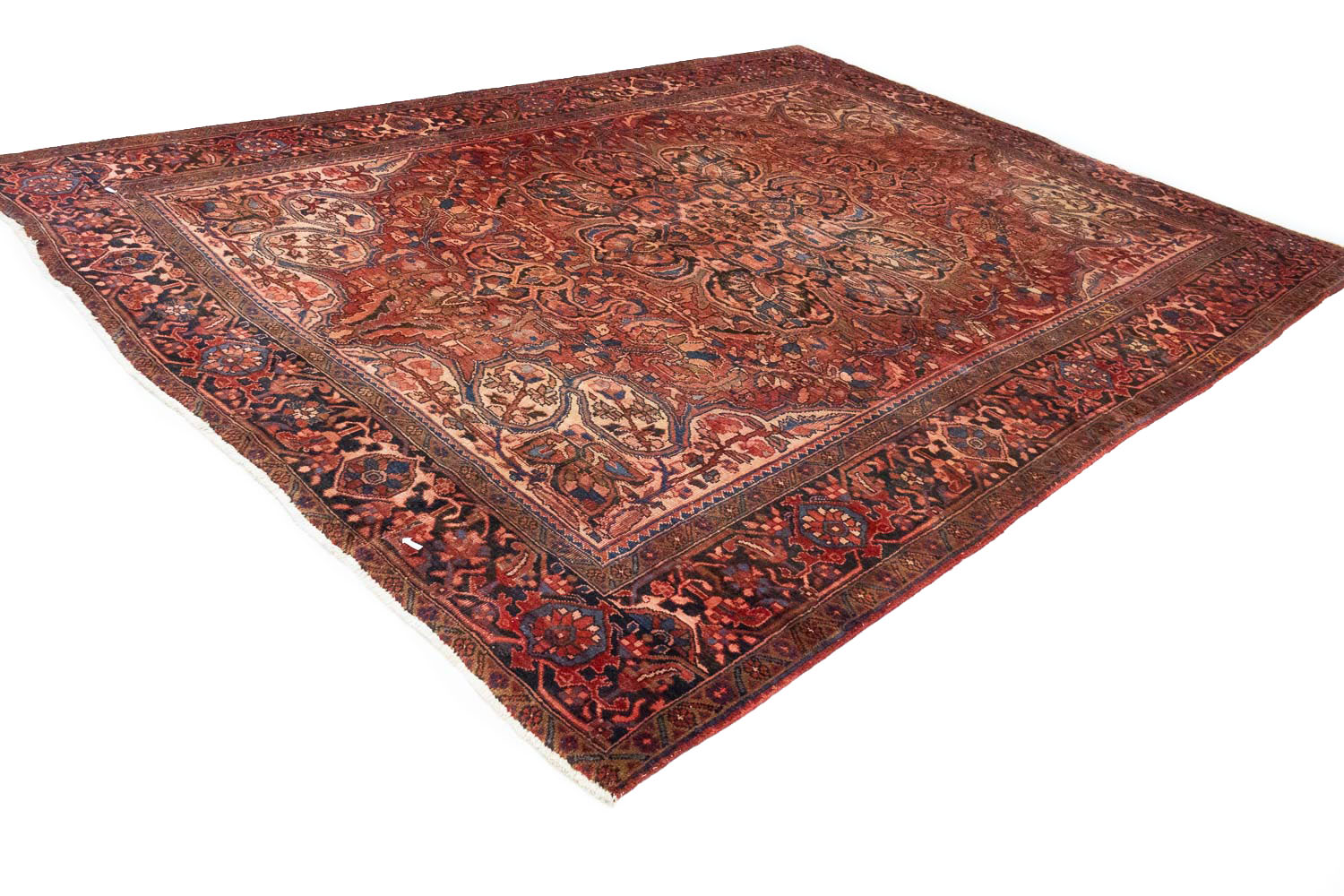 9'8x12'10 Hand Knotted Floral Traditional Wool Oriental Rug - Image 5