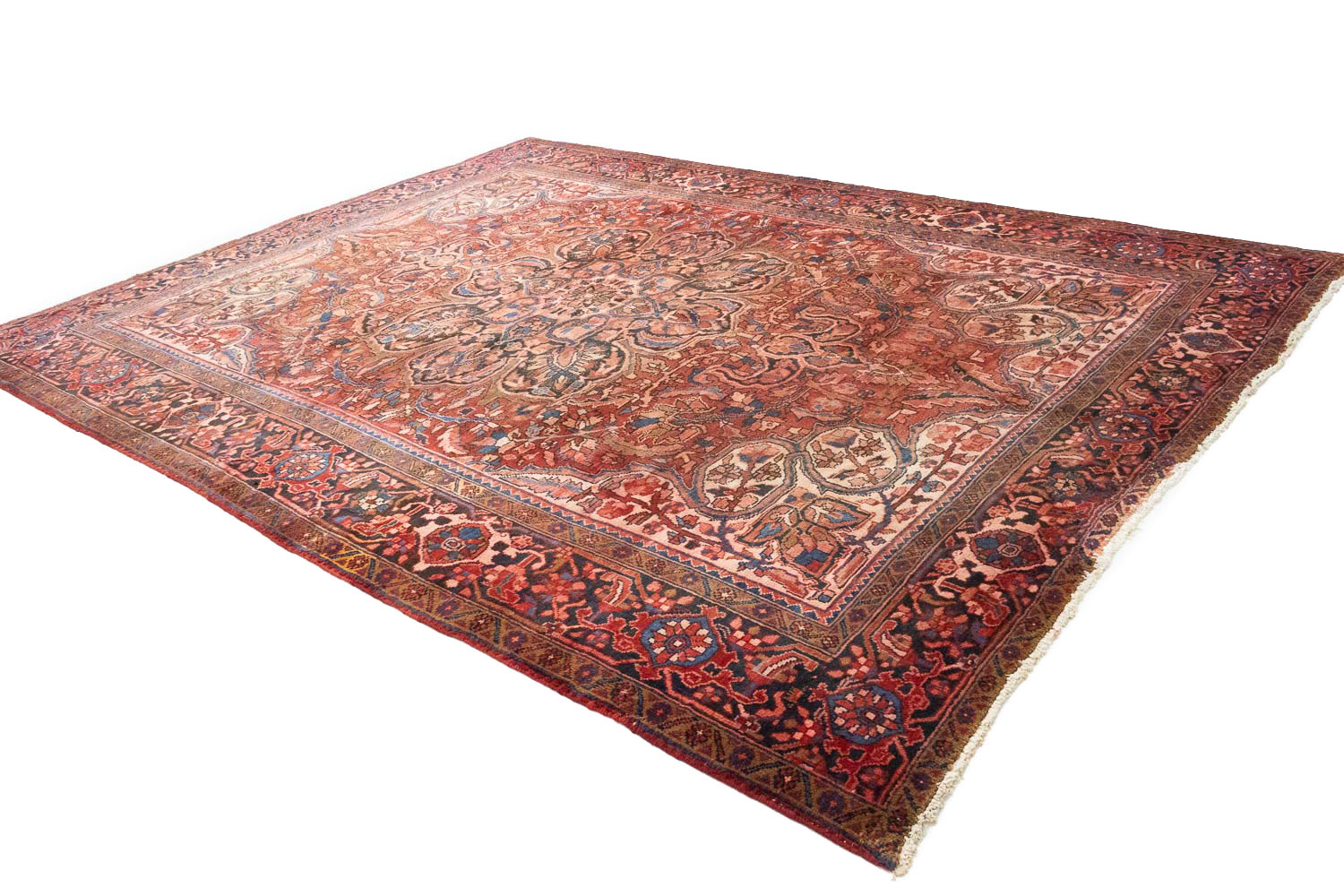 9'8x12'10 Hand Knotted Floral Traditional Wool Oriental Rug - Image 6