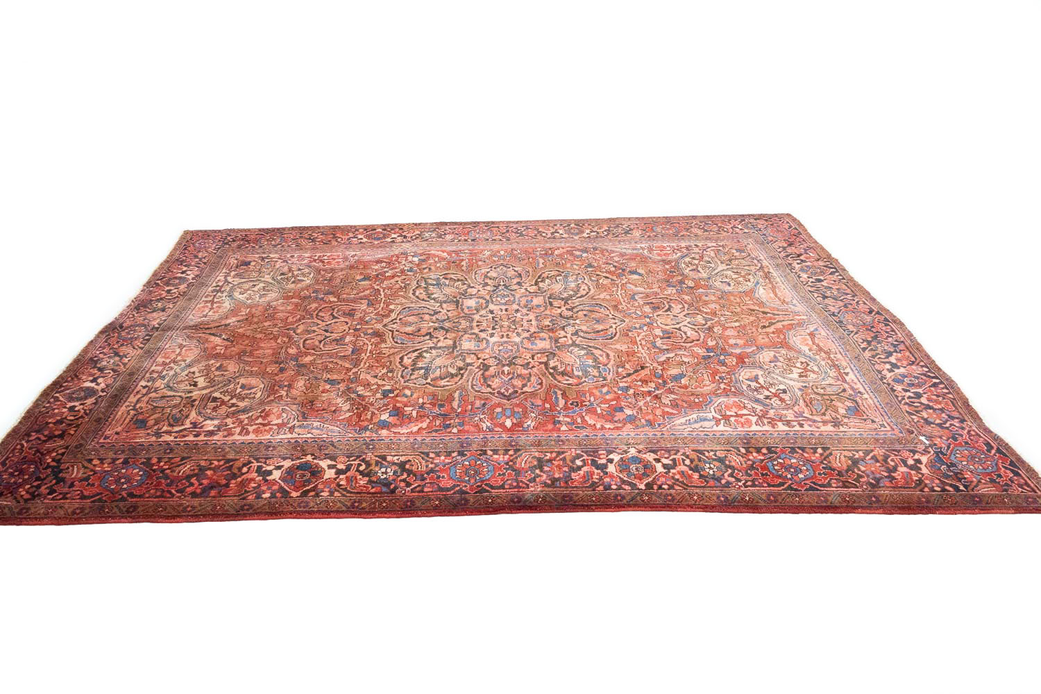 9'8x12'10 Hand Knotted Floral Traditional Wool Oriental Rug - Image 7