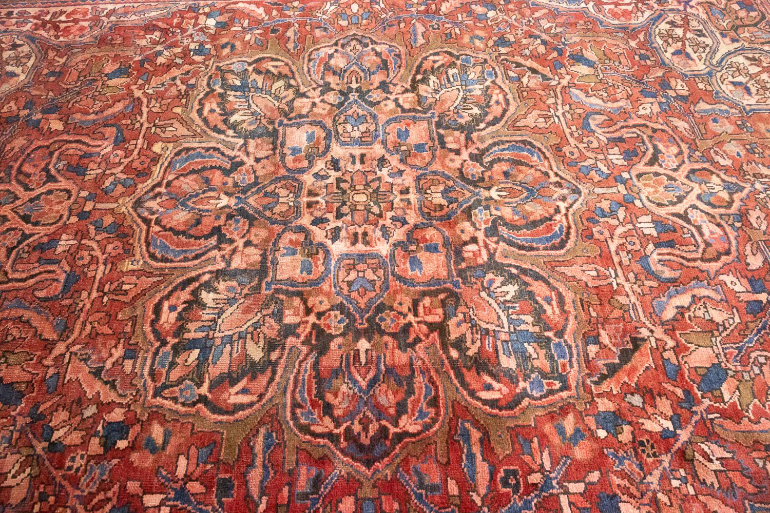 9'8x12'10 Hand Knotted Floral Traditional Wool Oriental Rug - Image 8