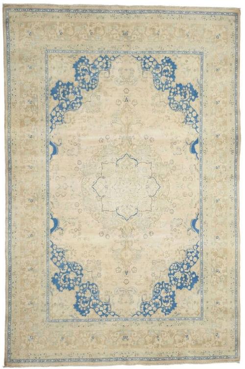 9'5x12'10 Hand Knotted Floral Traditional Wool Oriental Rug