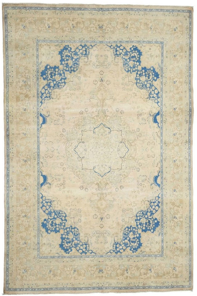 9'5x12'10 Hand Knotted Floral Traditional Wool Oriental Rug