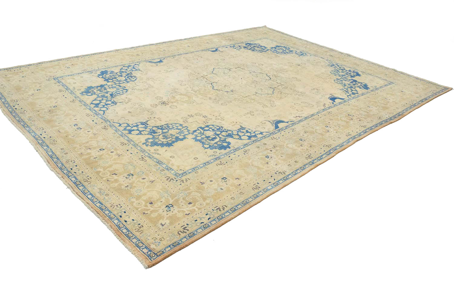9'5x12'10 Hand Knotted Floral Traditional Wool Oriental Rug - Image 5