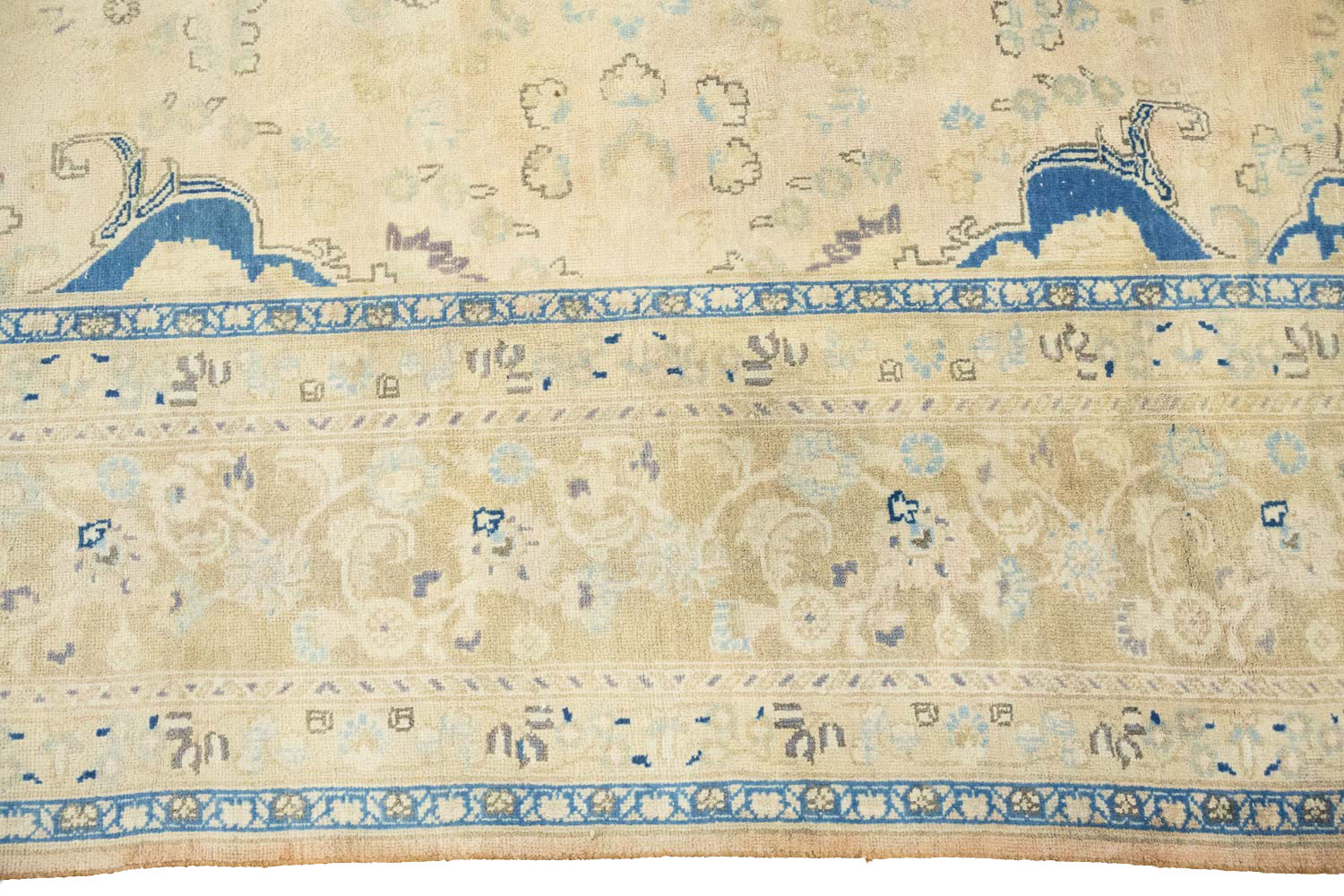 9'5x12'10 Hand Knotted Floral Traditional Wool Oriental Rug - Image 10