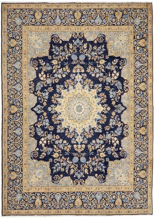 9'9x12'11 Hand Knotted Floral Traditional Wool Oriental Rug