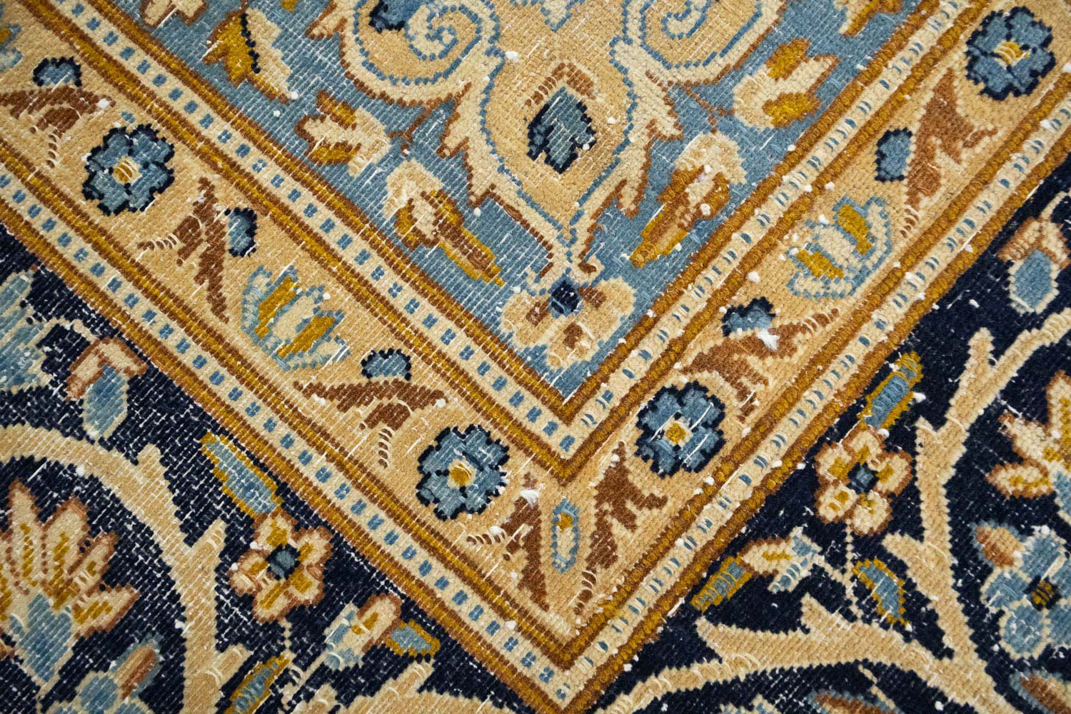 9'9x12'11 Hand Knotted Floral Traditional Wool Oriental Rug - Image 14