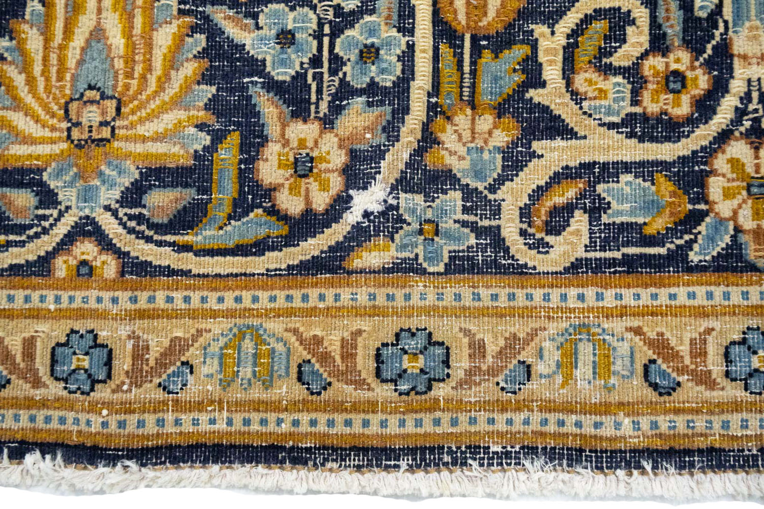9'9x12'11 Hand Knotted Floral Traditional Wool Oriental Rug - Image 15