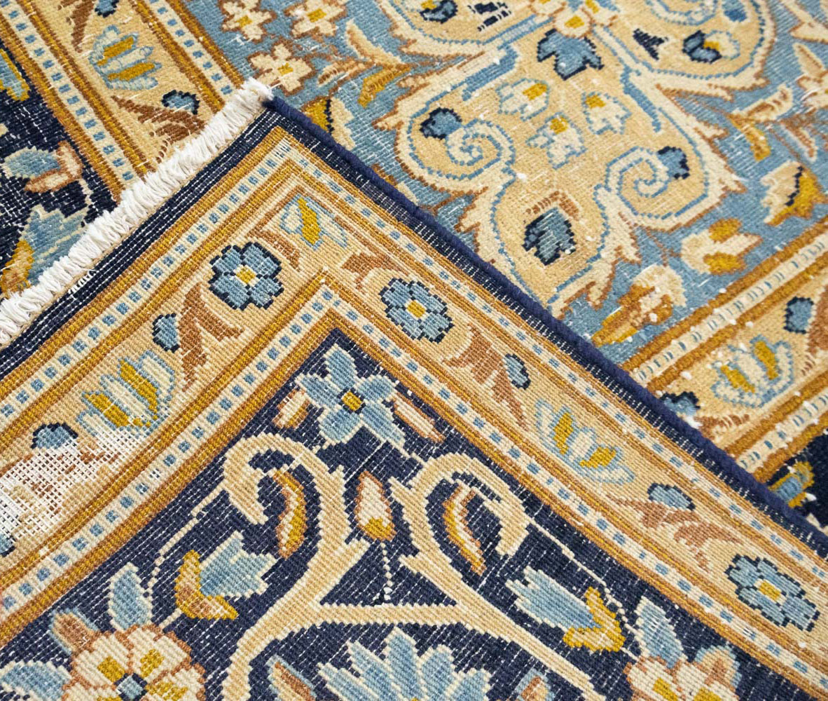 9'9x12'11 Hand Knotted Floral Traditional Wool Oriental Rug - Image 17
