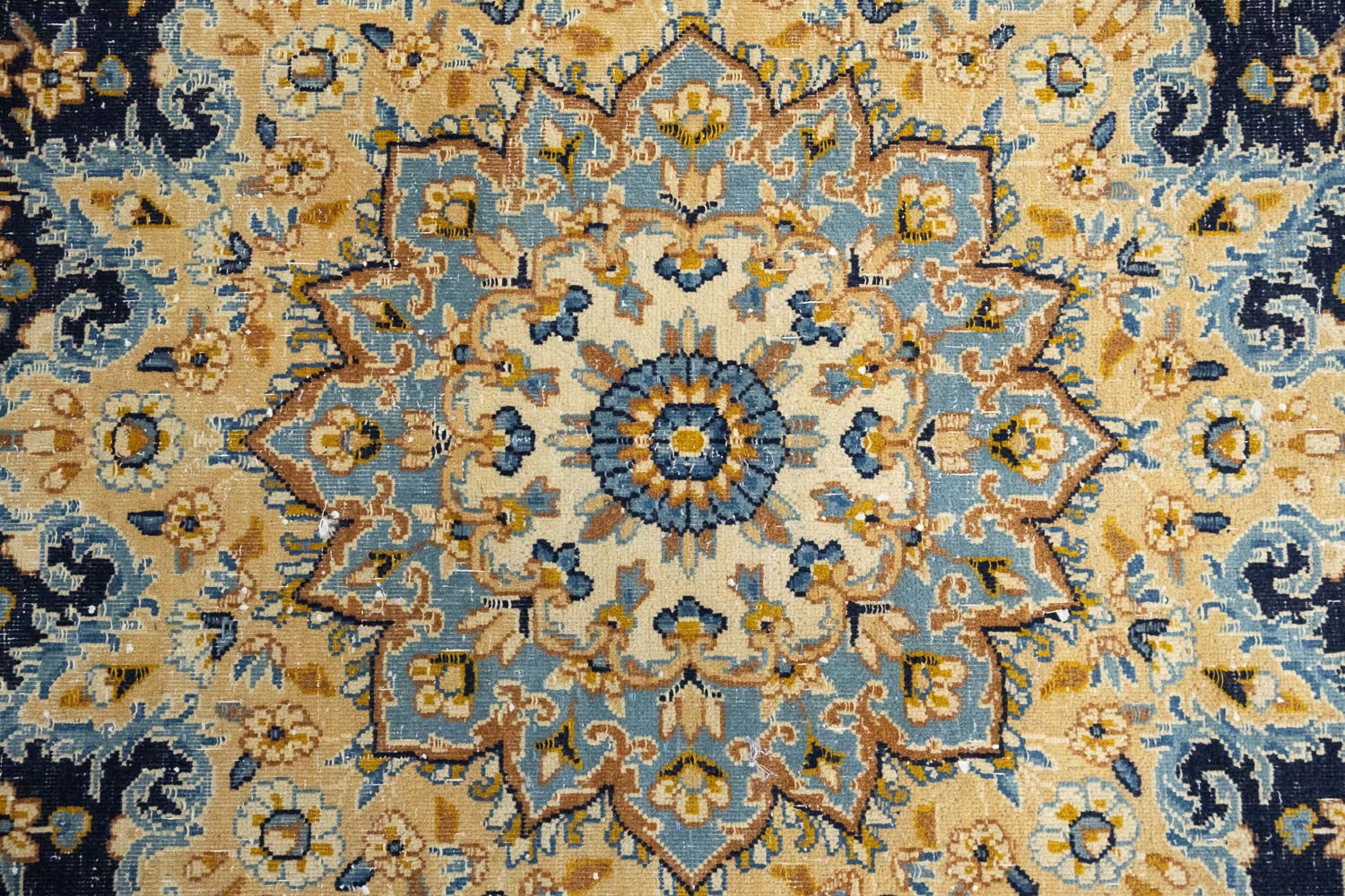 9'9x12'11 Hand Knotted Floral Traditional Wool Oriental Rug - Image 9