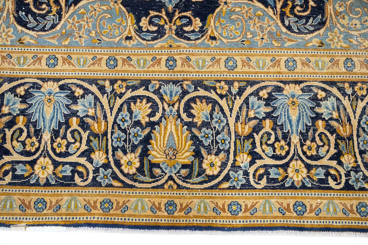 9'9x12'11 Hand Knotted Floral Traditional Wool Oriental Rug - Image 11