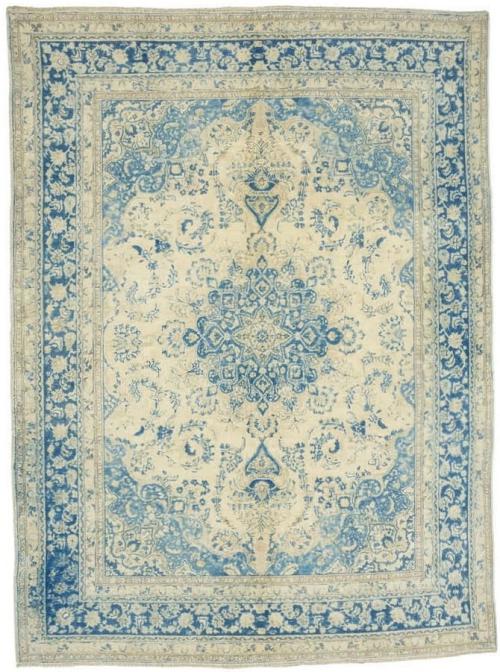 9'9x12'8 Hand Knotted Floral Traditional Wool Oriental Rug