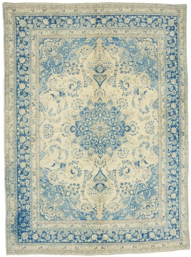 9'9x12'8 Hand Knotted Floral Traditional Wool Oriental Rug