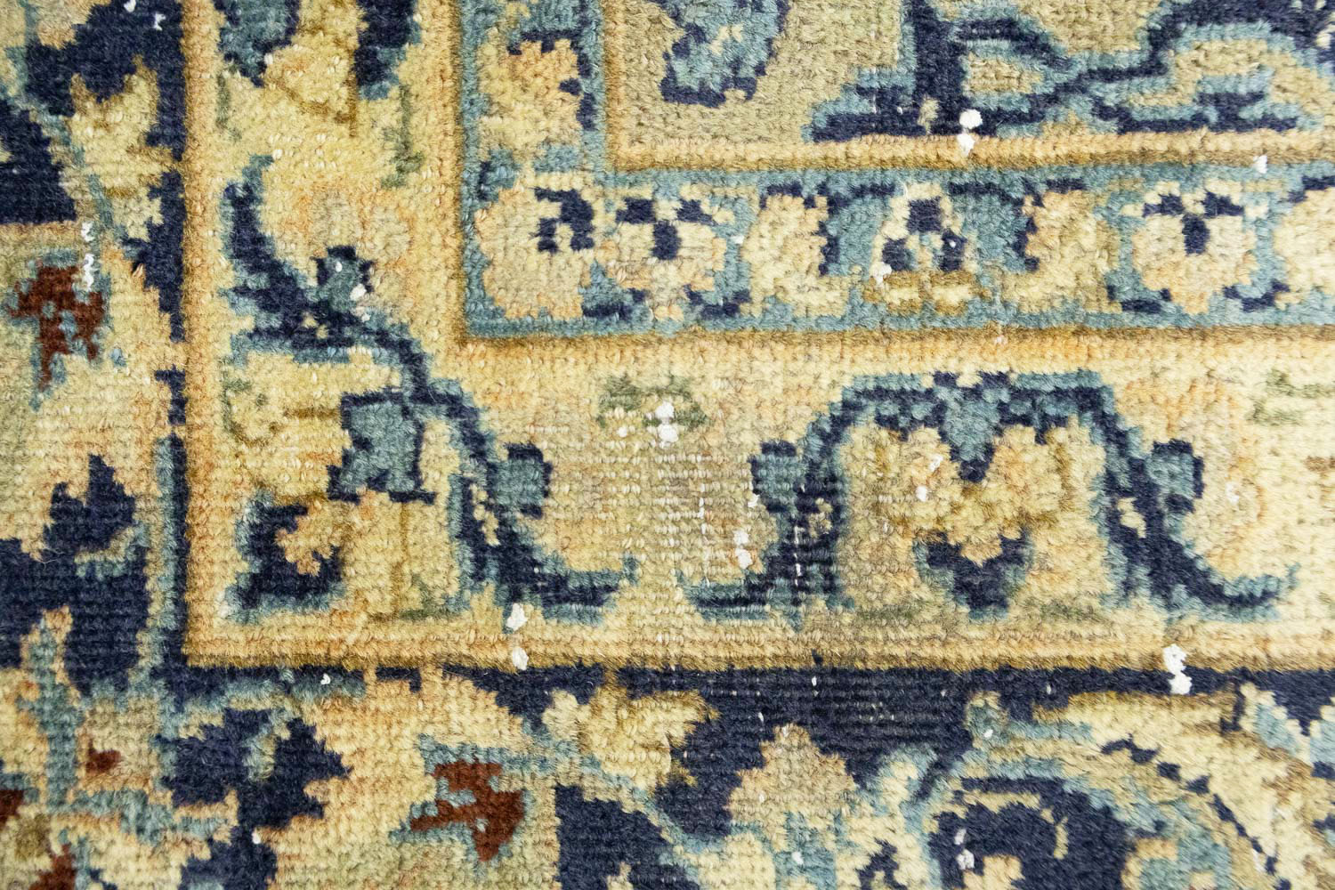6'9x10'2 Hand Knotted Floral Traditional Wool Oriental Rug - Image 13