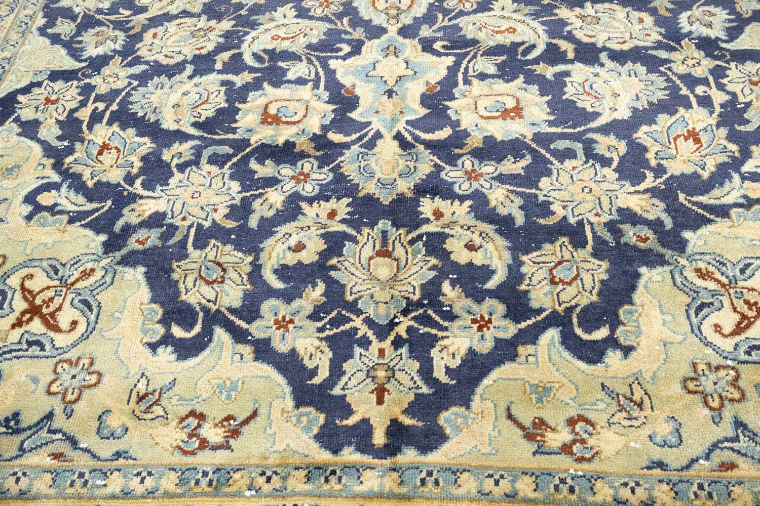 6'9x10'2 Hand Knotted Floral Traditional Wool Oriental Rug - Image 14