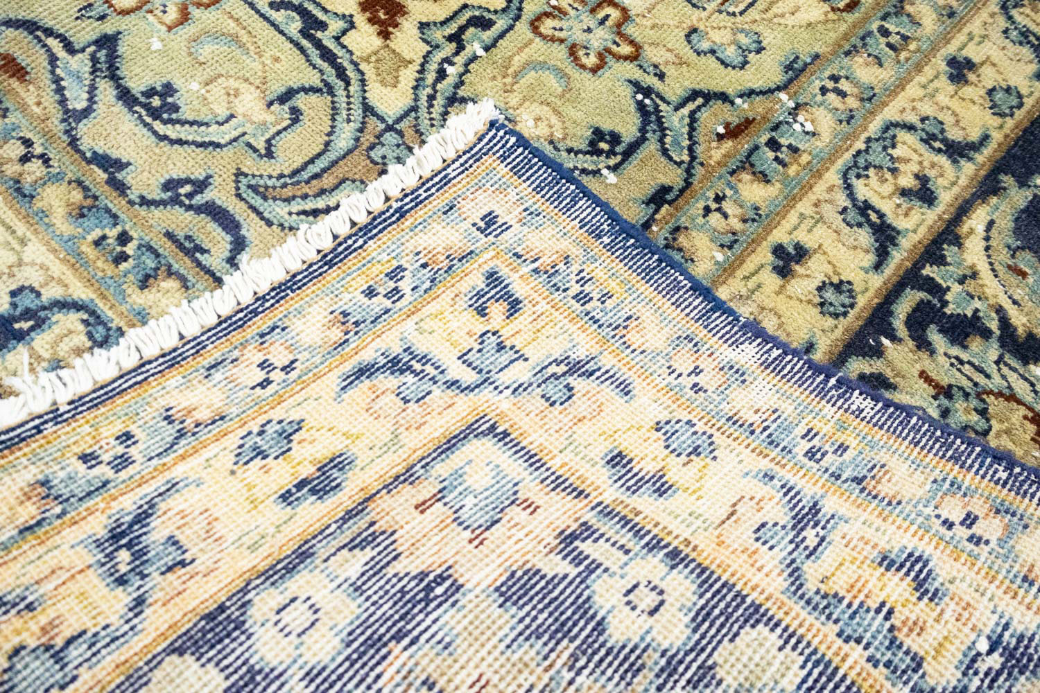 6'9x10'2 Hand Knotted Floral Traditional Wool Oriental Rug - Image 17