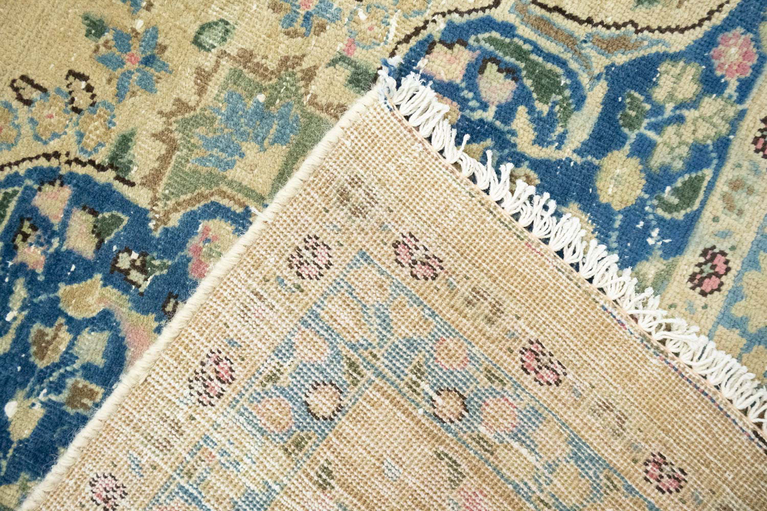 6'5x9'6 Hand Knotted Floral Traditional Wool Oriental Rug - Image 17